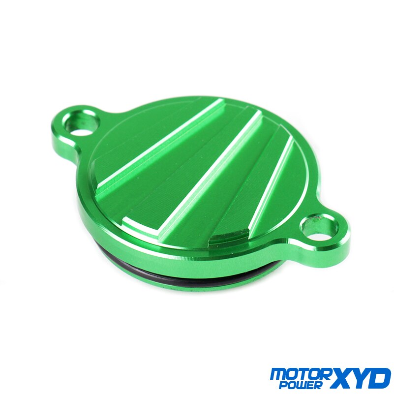 CNC Billet Motorcycle Oil Filteer Covers For Kawasaki KX-F KXF 450 KXF450 KX450F