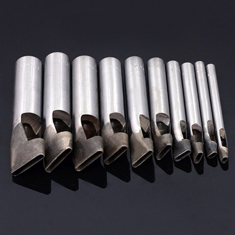 Outil à main bricolage cuir Rectangle | Poinçon, trou carré, ceinture, trou carré 4*12mm poinçon 4*8mm