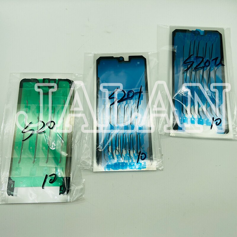 20 sztuk środkowej ramki naklejki dla Samsung S20 Plus S20 ultra S20U uwaga 10 uwaga 10 + rama LCD klej ekran dotykowy naprawy