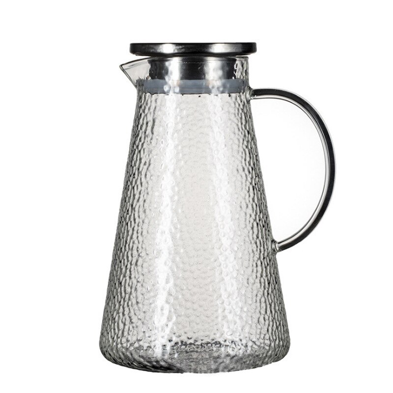 Teekanne, hohe borosilikatglas, wasserkocher, wasserkocher, saft krug, gehämmert glas krug, 1300ml/1800ml, glas tasse, kochendes glas krug