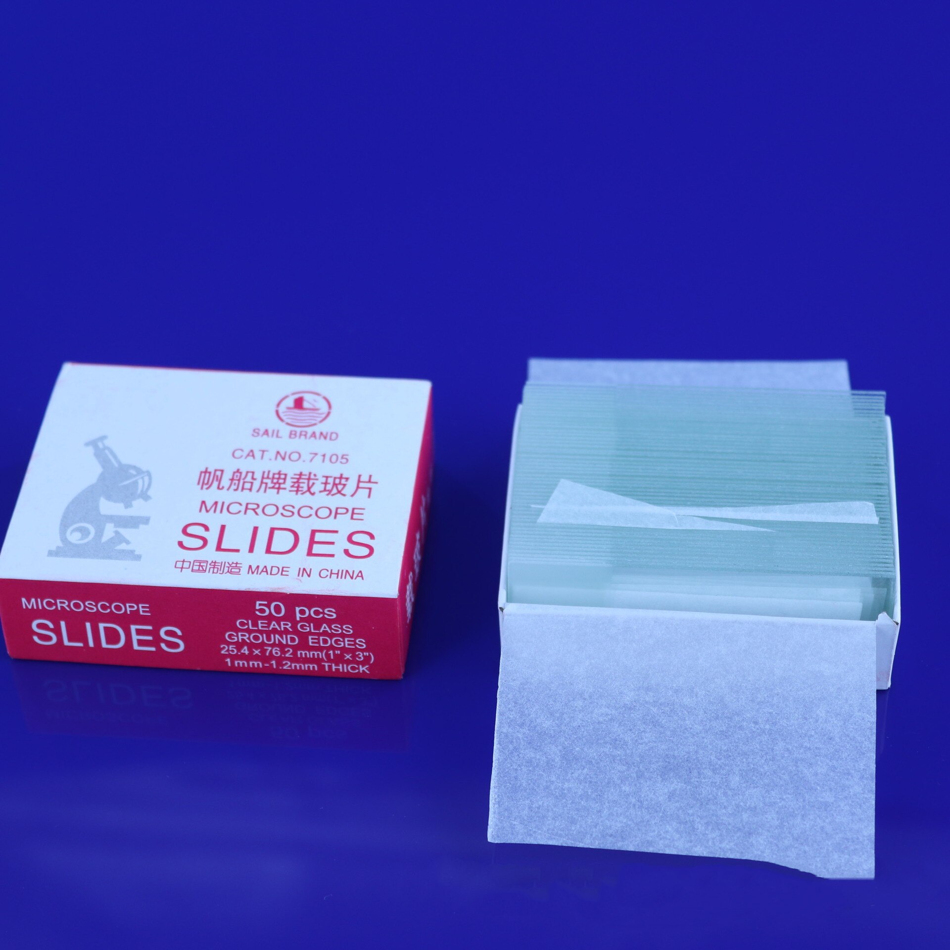 100 Stuks Cover Galss En 50 Stuks Blanco Microscope Glas Slides