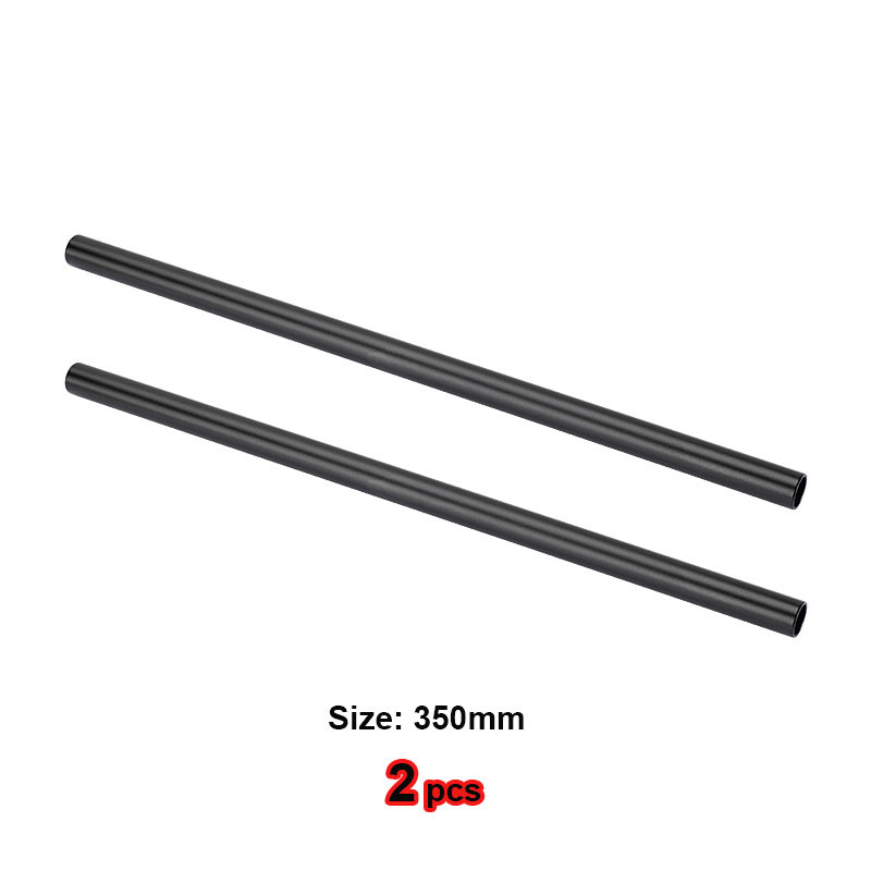 HDRIG Standard 15mm Rods Pack with Extendable M12 Thread Rod Cap Connectors Aluminum Alloy Rods Combination Camera Rail Rod: Red