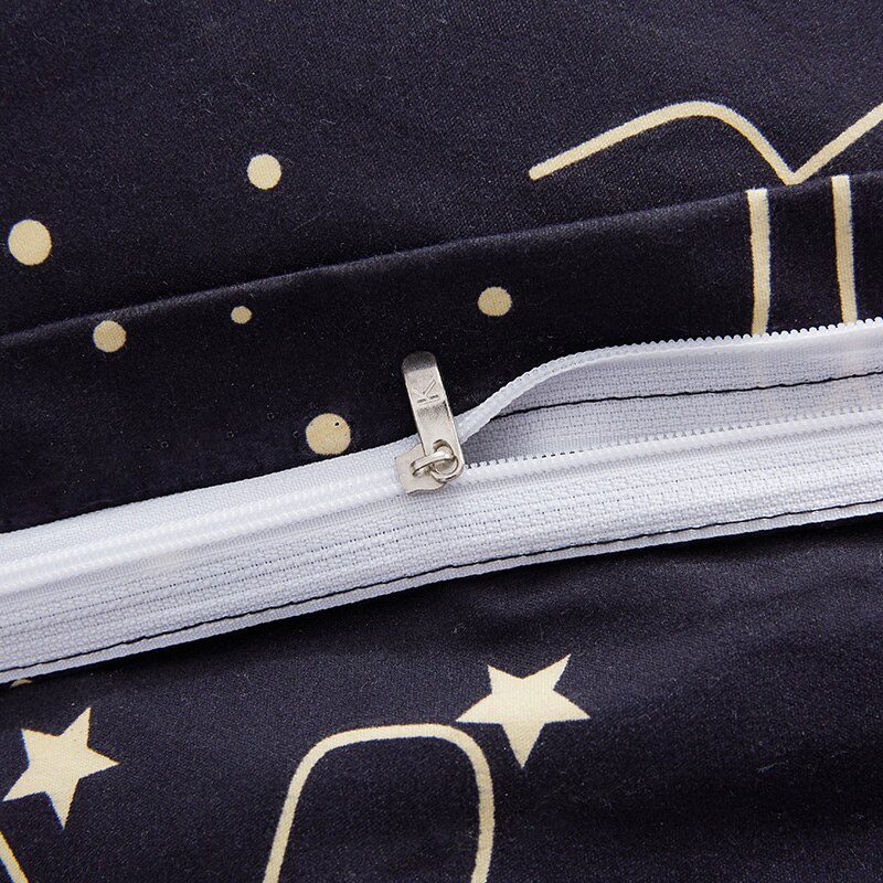 Constellation-ensemble de literie moderne | Housse de couette, housse de lit, drap plat, étuis d'oreiller, ensemble de lin