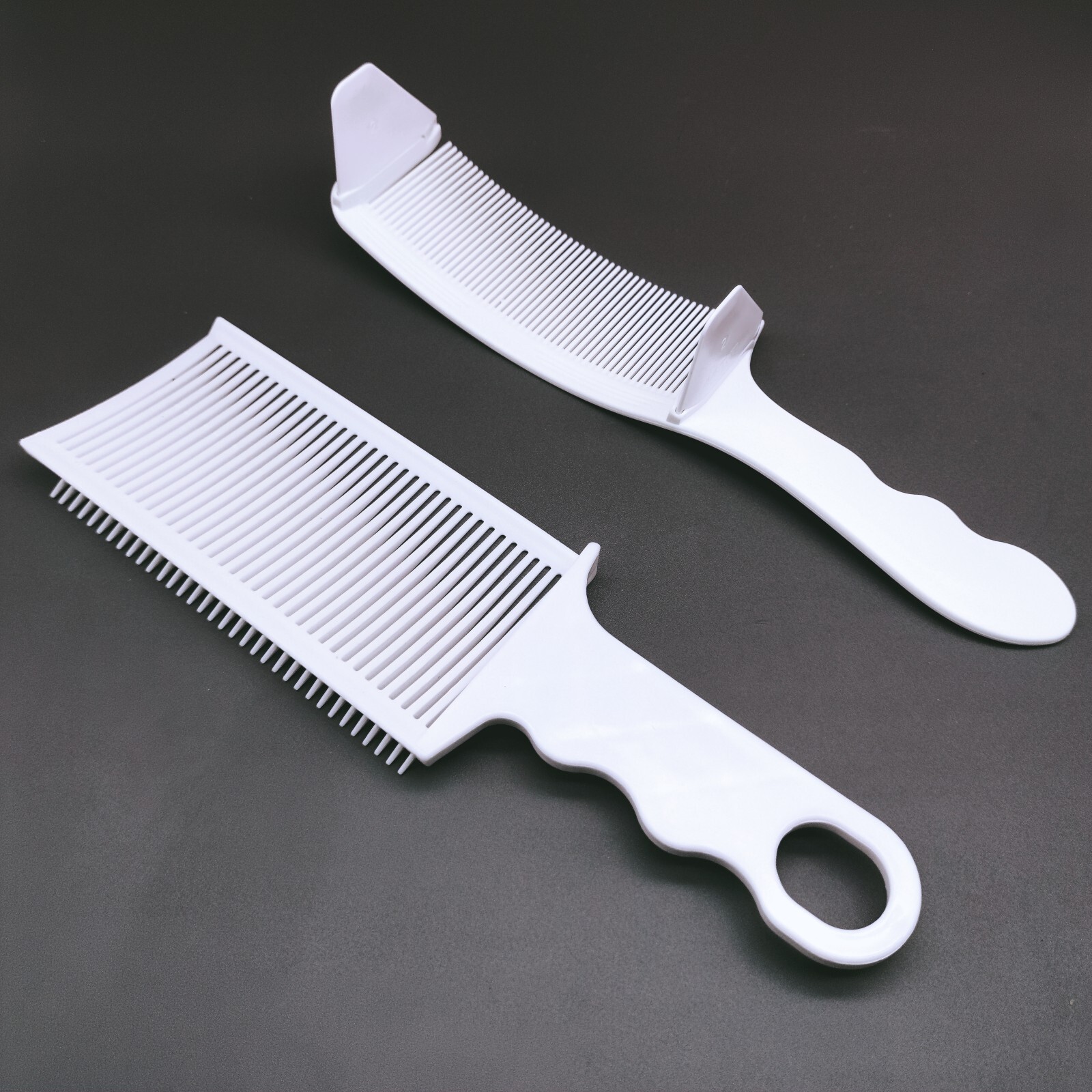 Peine de corte de pelo para hombre y mujer, accesorio de peluquería de 1/2/3 piezas, con tapa plana, para decoloración y estilismo: Gris