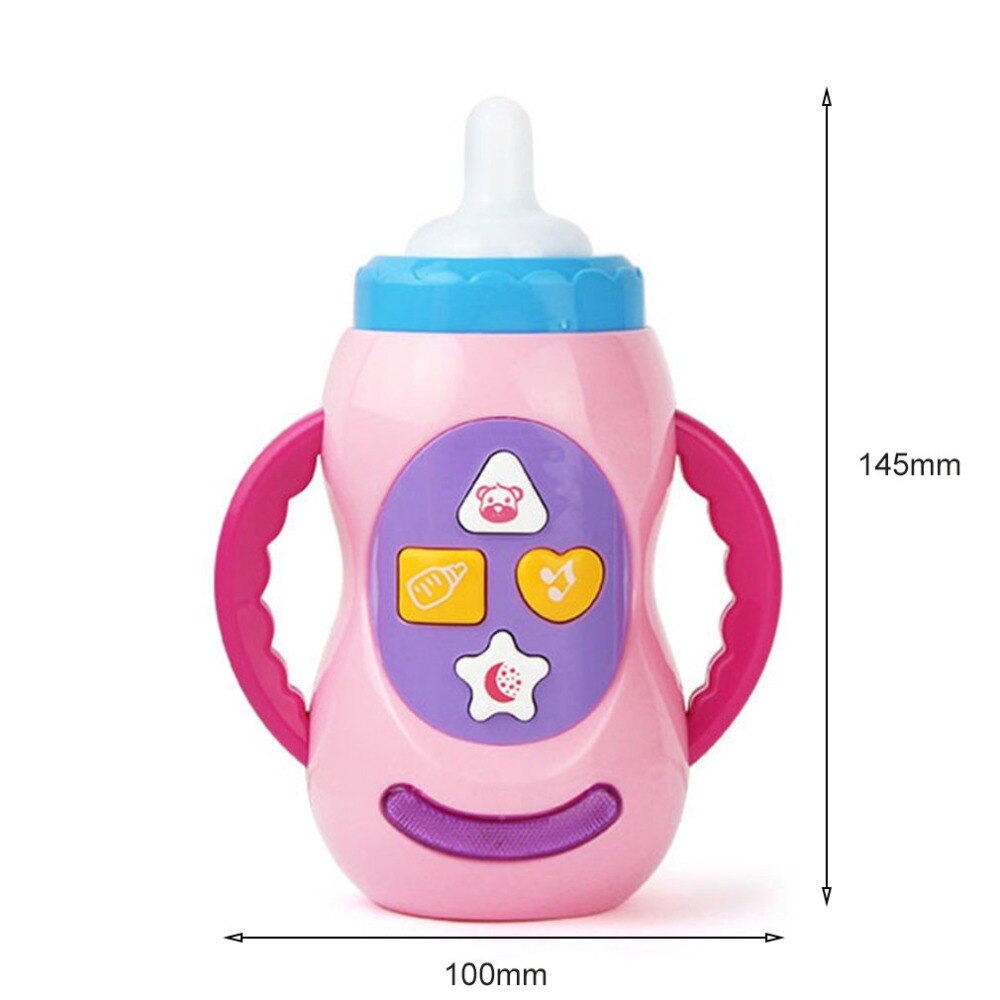 Baby Kinder Kinder Sicher Sound Musik Licht Milch Flasche Lernen Musical Fütterung Werkzeug Pädagogisches Baby Flasche Spielzeug Sound Spielzeug