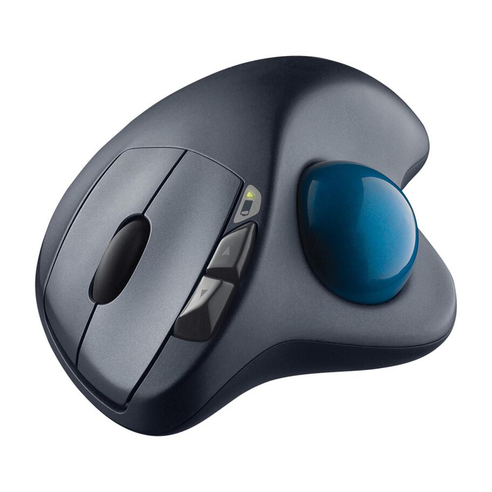 Logitech m570 2.4ghz sem fio trackball mouse 540dpi mouse ergonômico para desktop computador portátil computador de escritório em casa jogos ratos