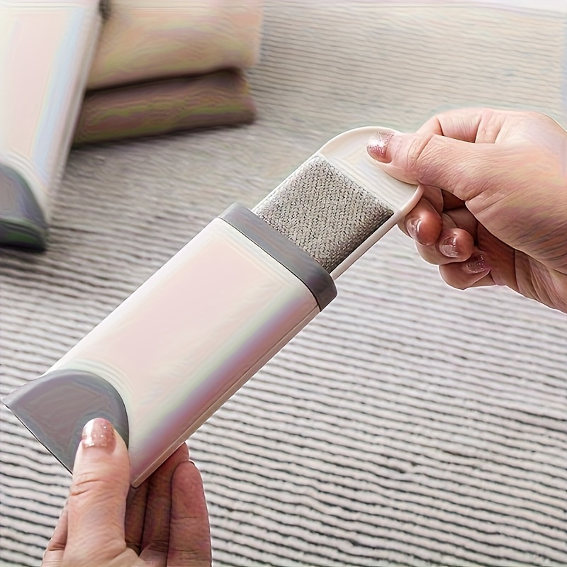 Herbruikbare elektrostatische stofborstel - niet-elektrische dierenharen en stofvezelverwijderaar, vast te houden plastic handvat