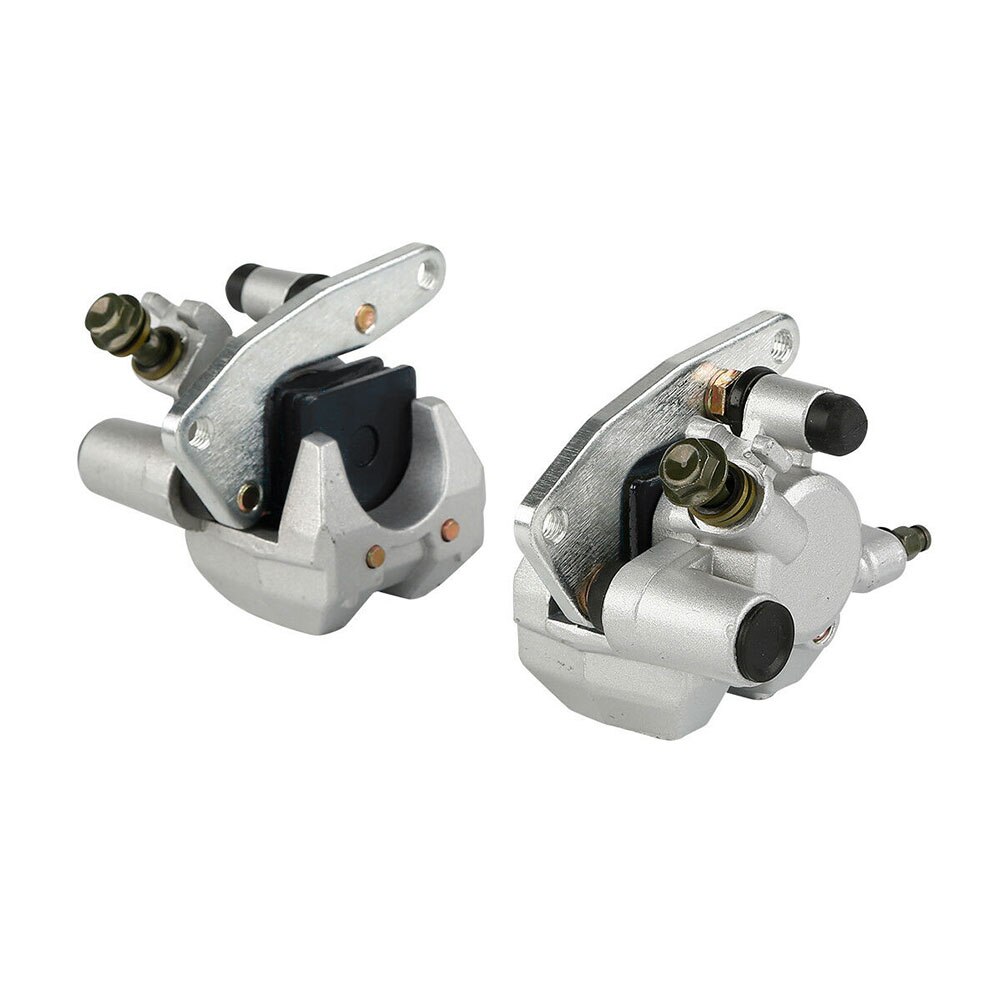 2Pcs Car Front Brake Caliper Set Left Right Accessories ATV Mounting Tool Auto Trim With Pads Metal For Yamaha Banshee Bear