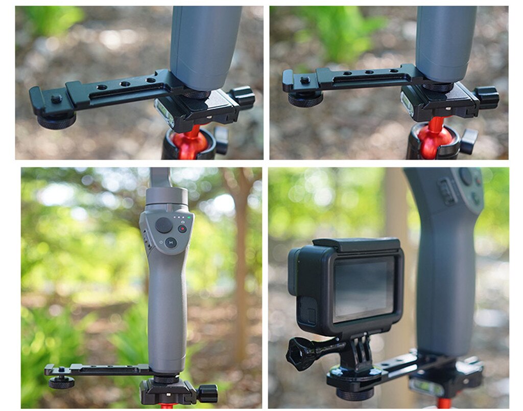 per DJI Osmo mobile 2/3 Tenuto in Mano 3 Assi Gimbal Stabilizzatore Supporto Smartphone