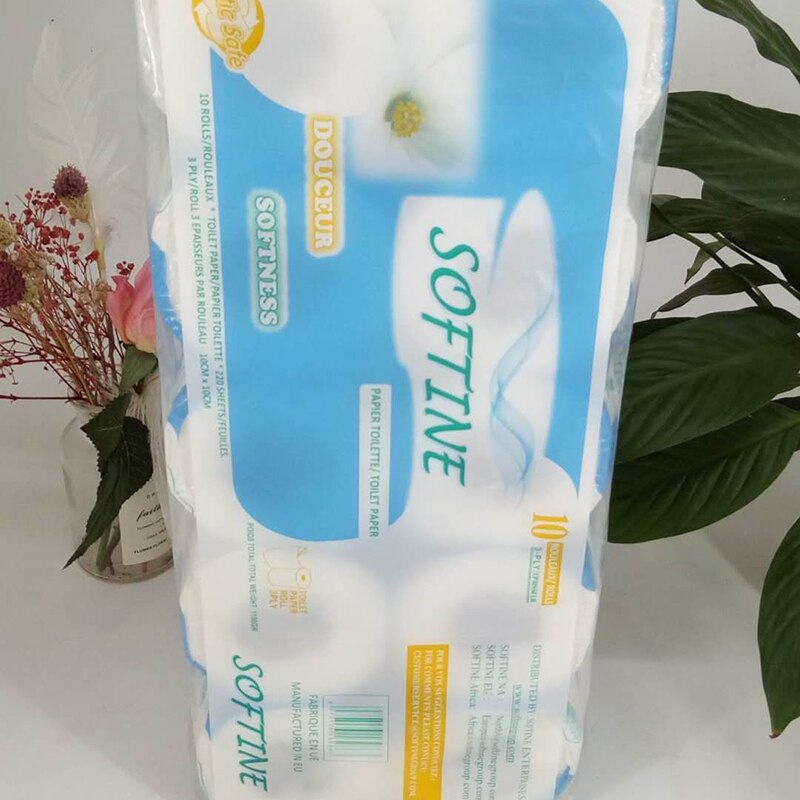 Household Toilet Paper roll paper Home Bath Toilet tissue cleaning tissue Napkin Water absorption soft 3-layers paper towel