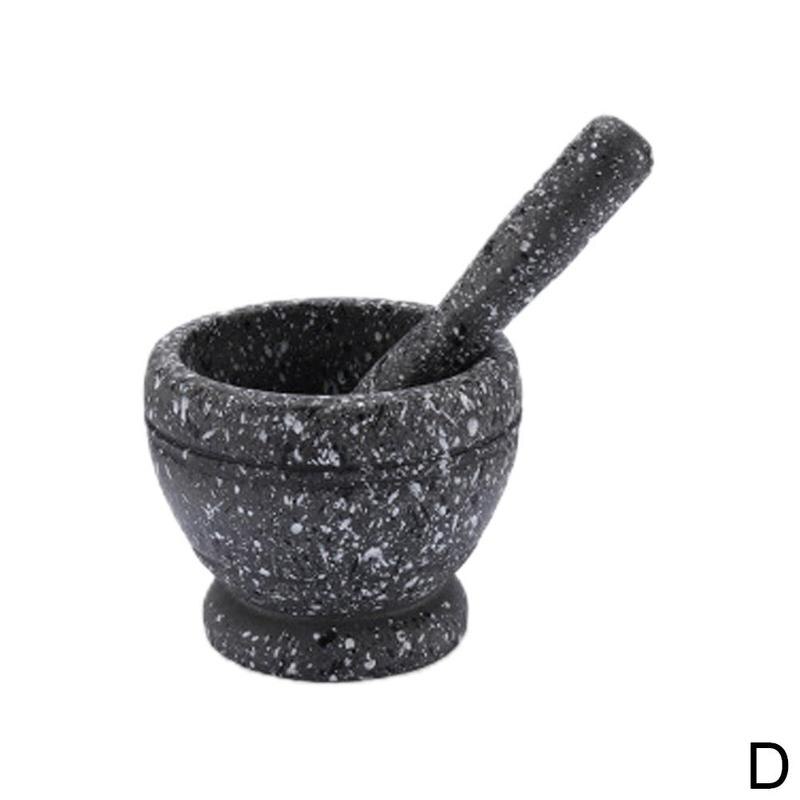 Hars Knoflook Stamper Stamper Grinder Houten Wit Grinder Mortel Slijpen Kom Knoflookpers Herb Peper Mengen Pot Keuken Tool: D