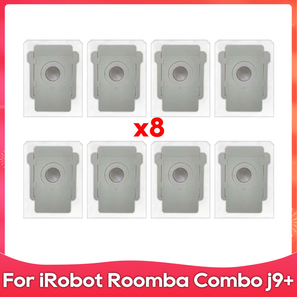 Compatible con ( iRobot Roomba Combo j7+, j9+, 10 Max ) Cepillo lateral de rodillo, filtro, paño de fregado, bolsa de polvo, accesorio para aspiradora robótica.: Lavanda