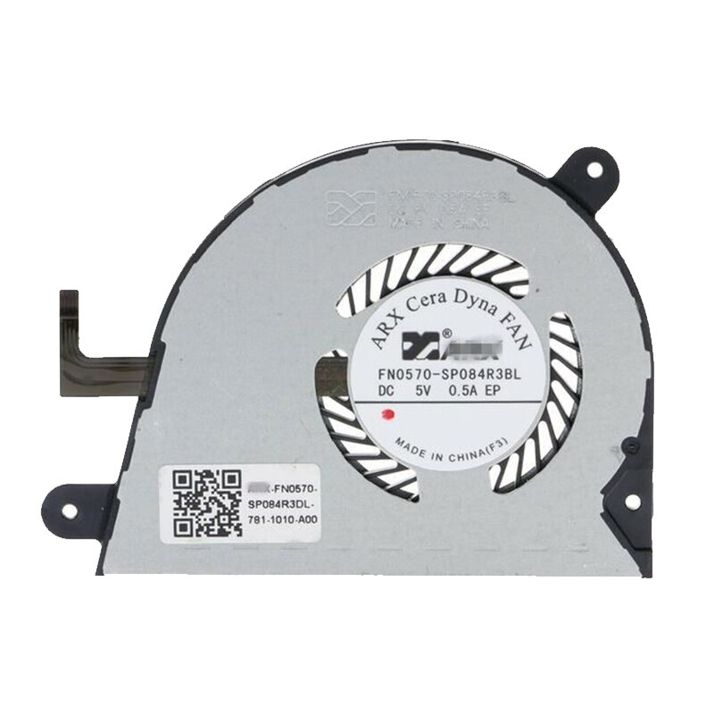 BRTRADING Original CPU Cooling fan RZ09-0196 Compatible blade stealth (12.5" RZ09-0168) FN0570-SP084R3BL DC5V 0.5A DYNY FAN