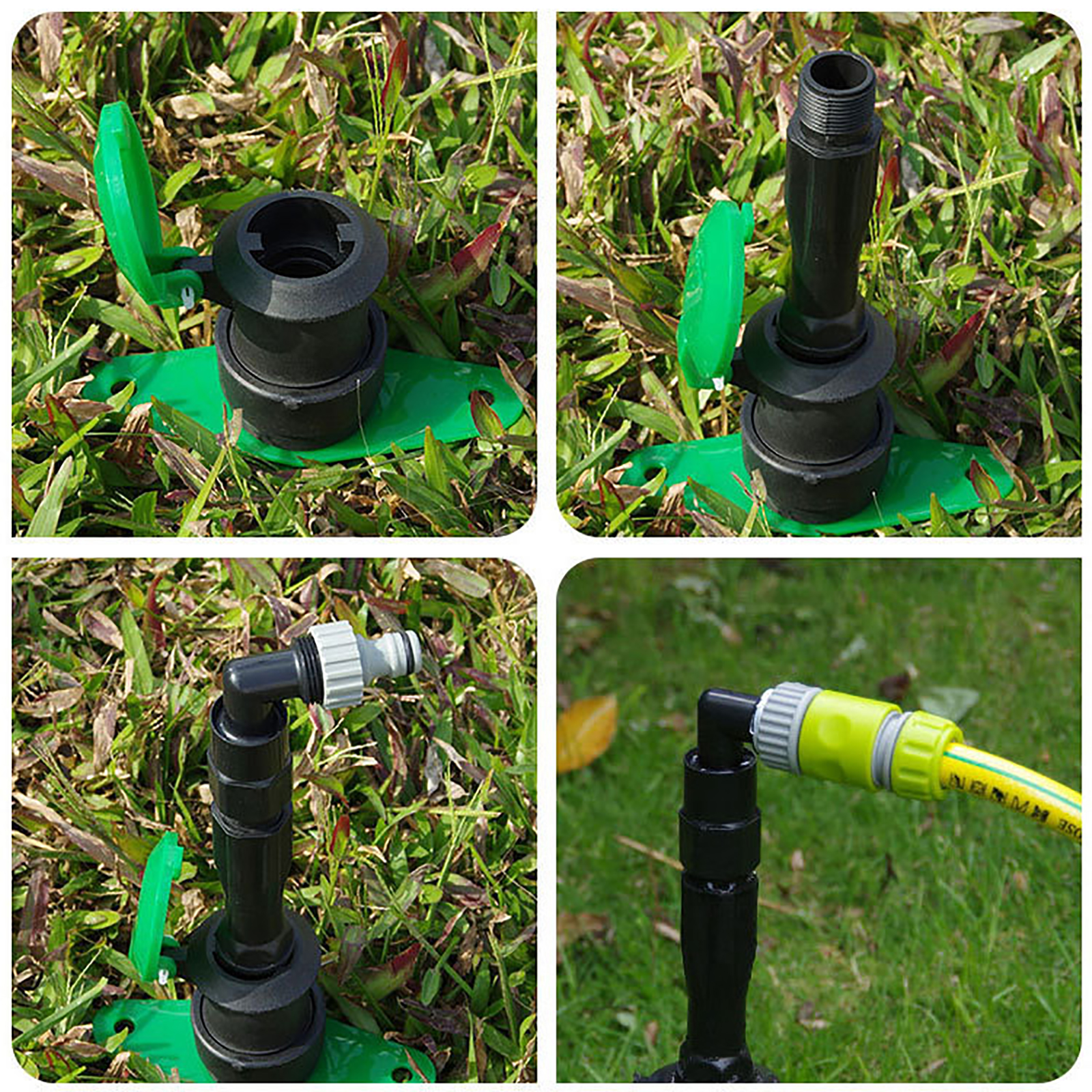3/4 "1" Buitendraad Snelle Waterinlaatklep Snelkoppelklep Tuin Gazon Irrigatie Auto Wassen Plastic Brandkraan Apparatuur