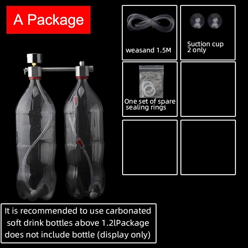 DIY Aquarium Carbon Dioxide Ggenerator Set Homemade Waterweed CO2 Solenoid Valve Cylinder Aquarium Accessories: A