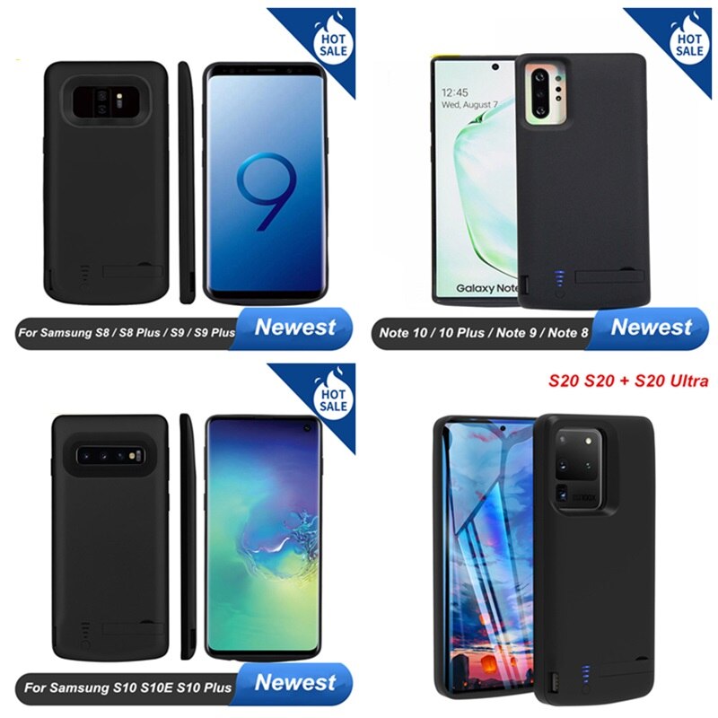 Power Bank Charger For Samsung Galaxy S8 S8 Plus S9 S10 S10e Note 8 9 10 S20 S20 + Plus S20 Ultra Battery Case Phone powerbank