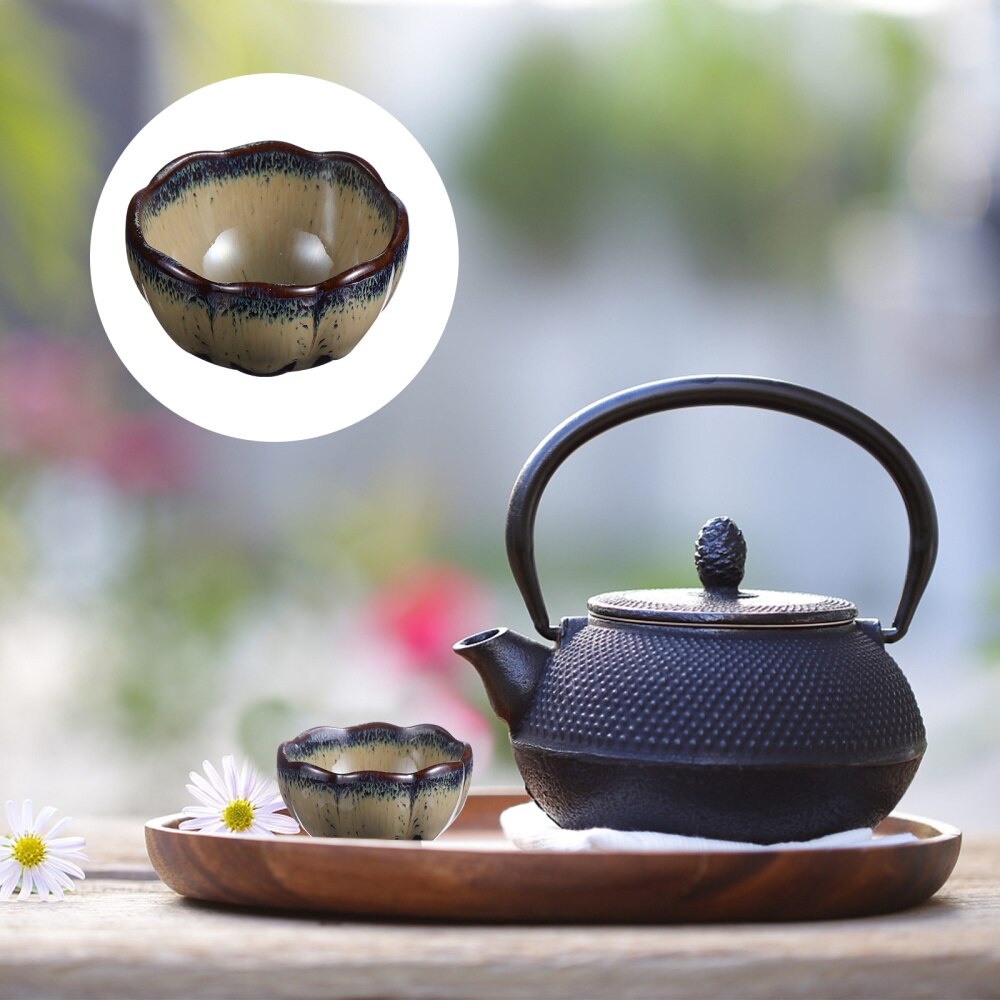 1pc Universal Ceramic Cup Water Cup Japanese-Style Drinking Cup for Restaurant