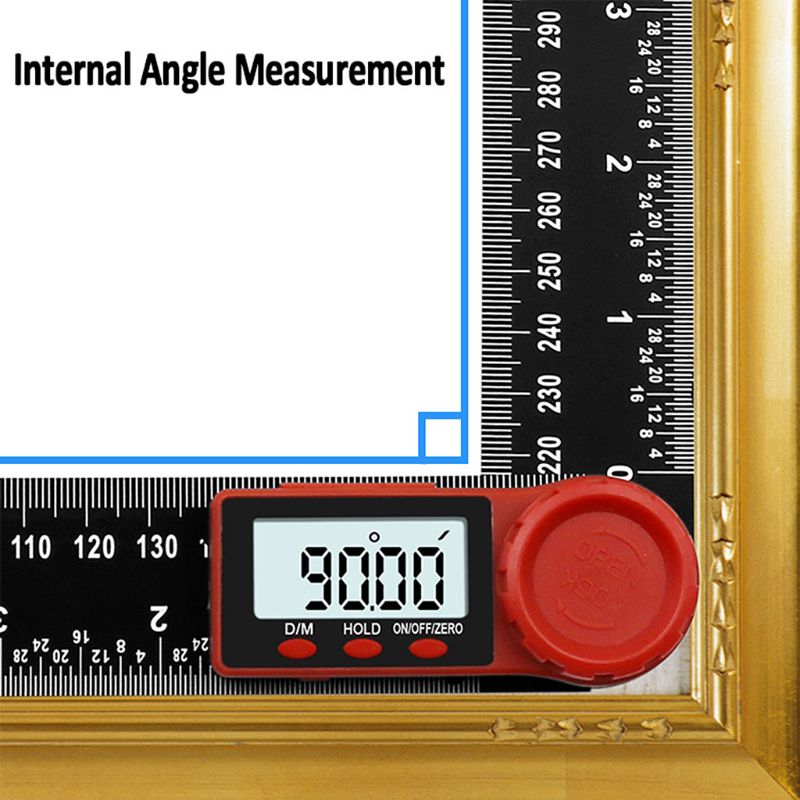 200mm numérique Angle inclinomètre Angle mesure mètre électronique goniomètre rapporteur trouveur outil de mesure qiang