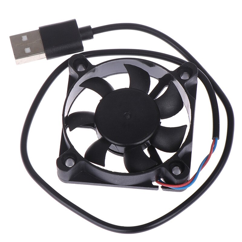 Conector USB de 5V para ventilador de pc, disipador térmico de escape de CPU, reemplazo de ventilador de refrigeración con Cable de 45cm, 50x50x10mm, 1 unidad