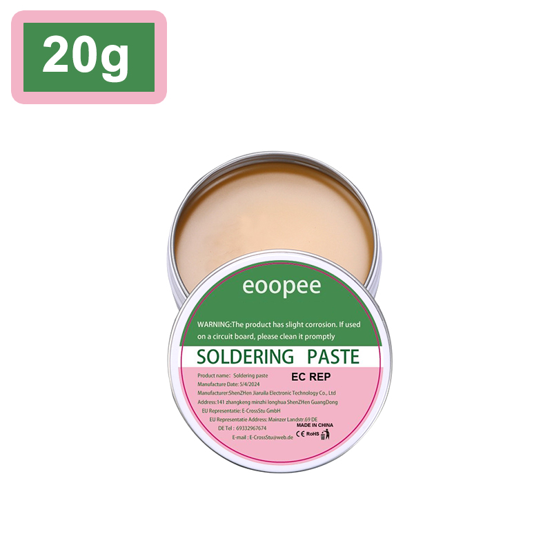 Lötpaste Flussmittel No-Clean Kolophoniumkernlot für elektronische Leiterplatten- und SMD-Reparatur, schnelle, starke Bindung, neutrale Lötpaste: green