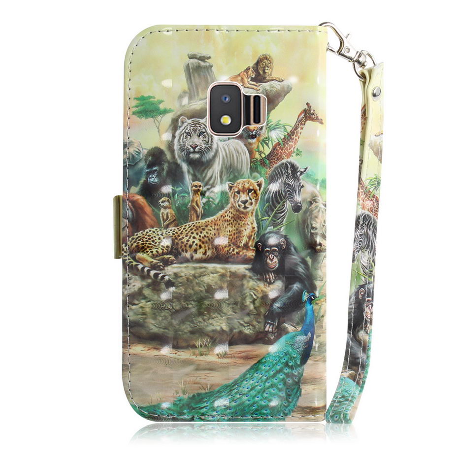 Case Voor Samsung Galaxy J2 Core PU Lederen Telefoon Geval Voor Samsung Galaxy J2 Core J260G J260 SM-J260G J2core Case 5.0 "Flip Cover