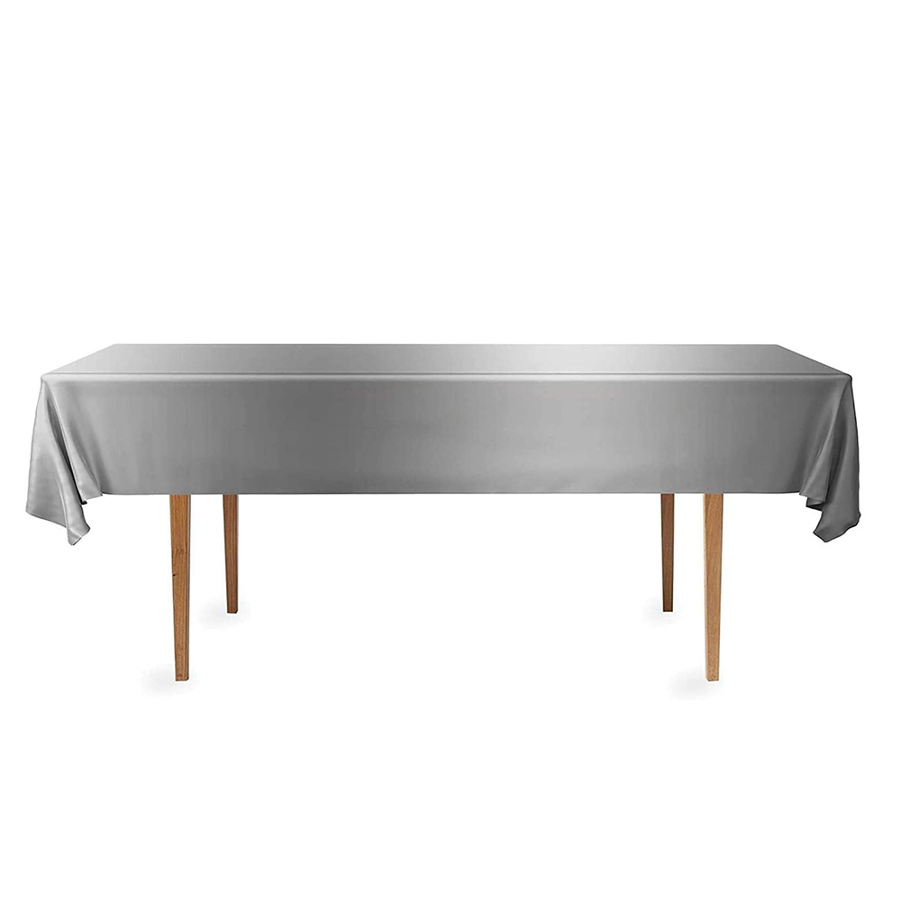 Tovaglia monouso in tinta unita 137x183 cm Copritavolo bianco nero Compleanno Decorazione della tavola per feste di matrimonio Forniture per feste per eventi: Di Colore Giallo chiaro