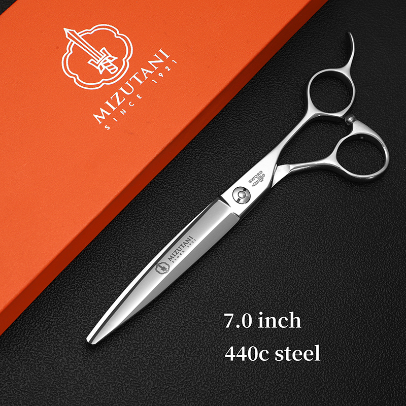 Tijeras de corte de pelo profesionales, juego de tijeras de dientes de adelgazamiento sin rastro, corte plano VG10, 6,0-7,0 pulgadas, peluquero: Plata