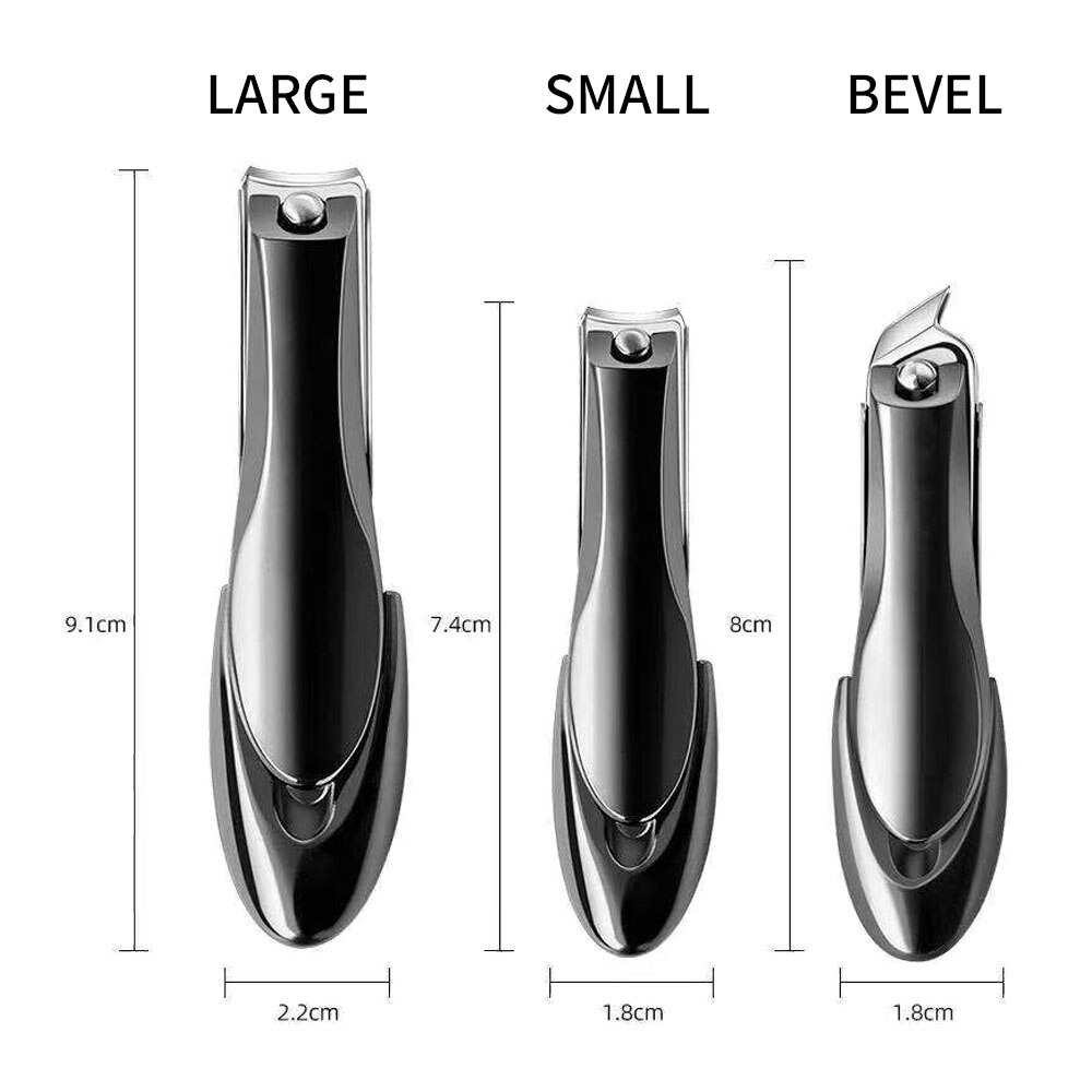 Splash-proof stainless steel nail clippers manicure tools pedicure scissors nail toenail outdoor