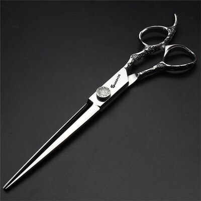 6 Inch Rose Cut Kapsalon Kapper Schaar Kapper Flat Cut Teethgenuine Professionele Kappers Schaar: 6cutting with case