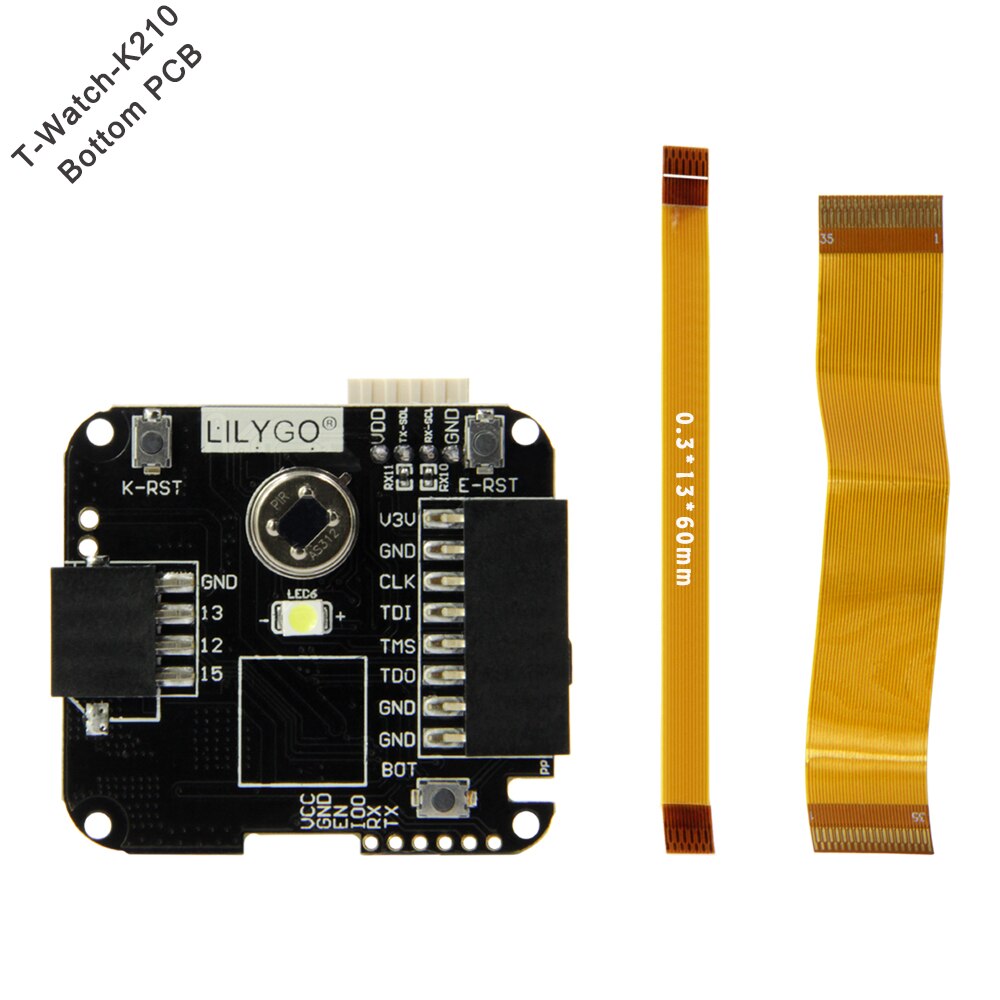 LILYGO TTGO T-Watch-K210 ESP32 Chip AI Face Recognition Programming Bluetooth WiFi Module: Bottom PCB