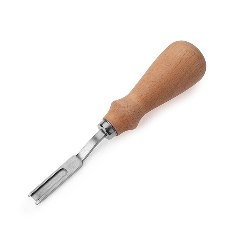 Leerkantensnijmes voor het snijden van schaafwerk en het afwerken van leer in franse stijl.