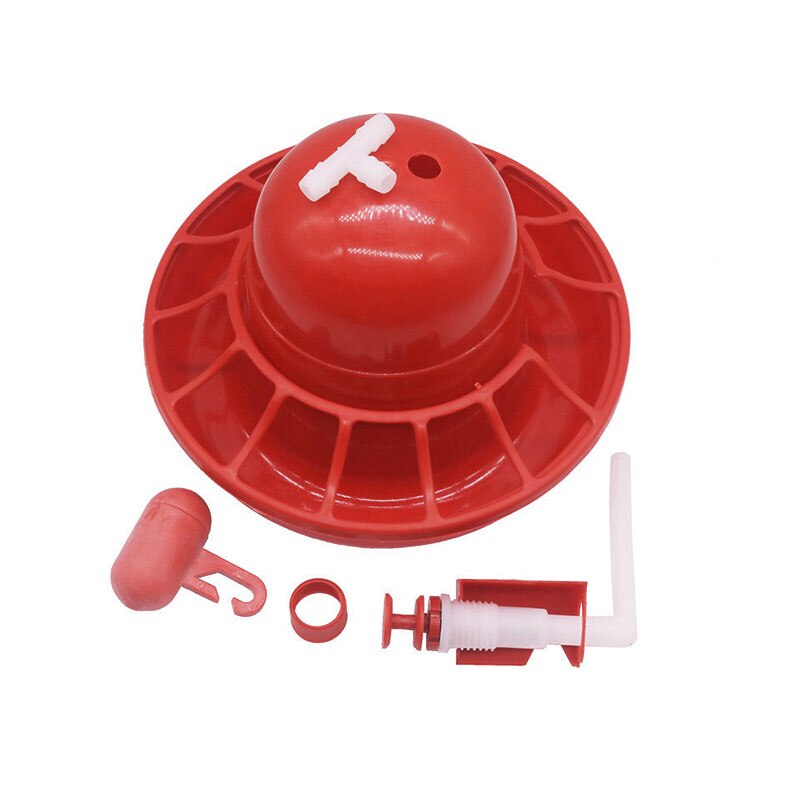 1 Set Chicken Drinking Fountains Small Plas Drinking Water Tray Farm Animals Feeding Watering Supplies: Default Title