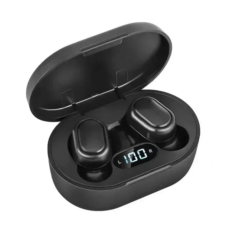 E7s Tws Gaming Headset Bluetooth Earphones Earbuds Blutooth Earphone Wireless Hearing Aids Sport EarBuds Hifi headphones: black