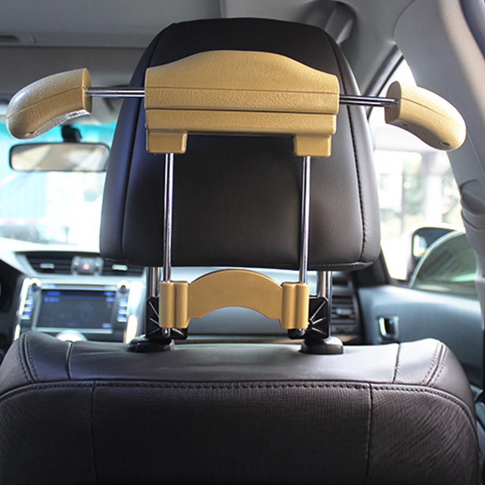 Accesorios interiores de coche, reposacabezas, suspensión retráctil, suspensión de respaldo del asiento para abrigos, chaquetas, bolsos