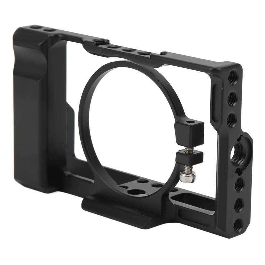 Aluminium Camera Cage Rig Beschermhoes Met 1/4in 3/8in Schroef Gaten Voor Sony RX100 M6 slr Camera Fotografie Accessoires