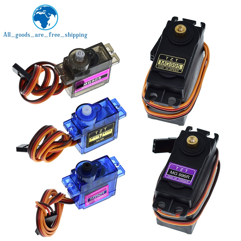 SG90 SG02R MG90S MG995 MG996 Servo Metal Gear for Model Helicopter Boat For Arduino UNO DIY Mechanical Arm MG946R MG996R