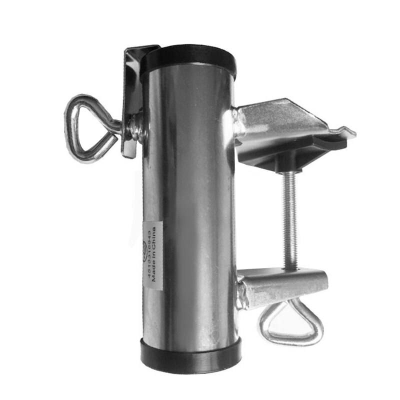 T84E Outdoor Paraplu Base Flexibele Parasol Houder Ijzer Parasol Stand Vaste Clip Tuin Balkon Binnen 35Mm Stand Base: S