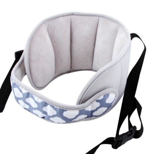 Appui-tête réglable pour siège auto pour enfant, coussin de protection pour la nuque, appui-tête pour enfants, oreiller de voyage: Blanc