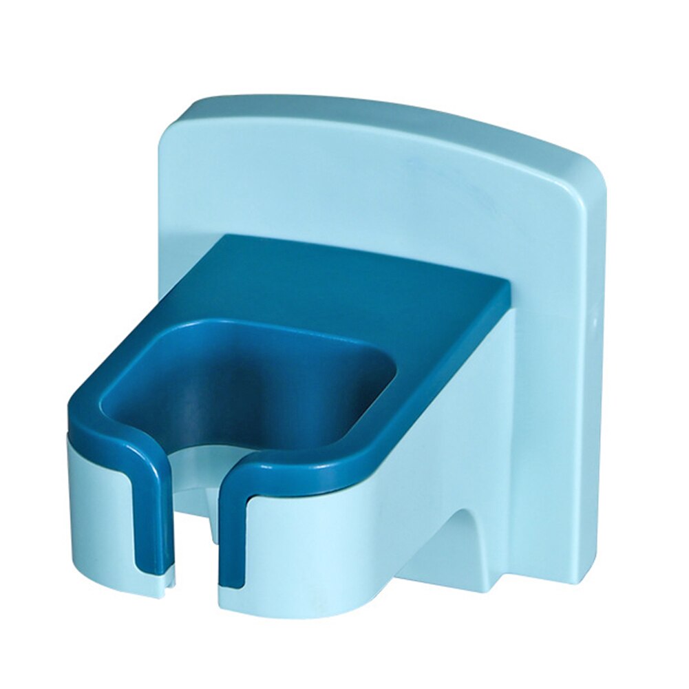 Kitchen Hanger Plug Bracket Organizer Socket Power Cord Storage Rack Shelf Holder Wall Mounted Adhesive Force Sticky Hook: Blue