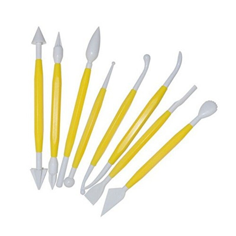 8 pièces/ensemble gâteau pâtisserie sculpté bricolage gâteau décoration outils Fondant chocolat support fleur utiliser des outils accessoires de cuisine
