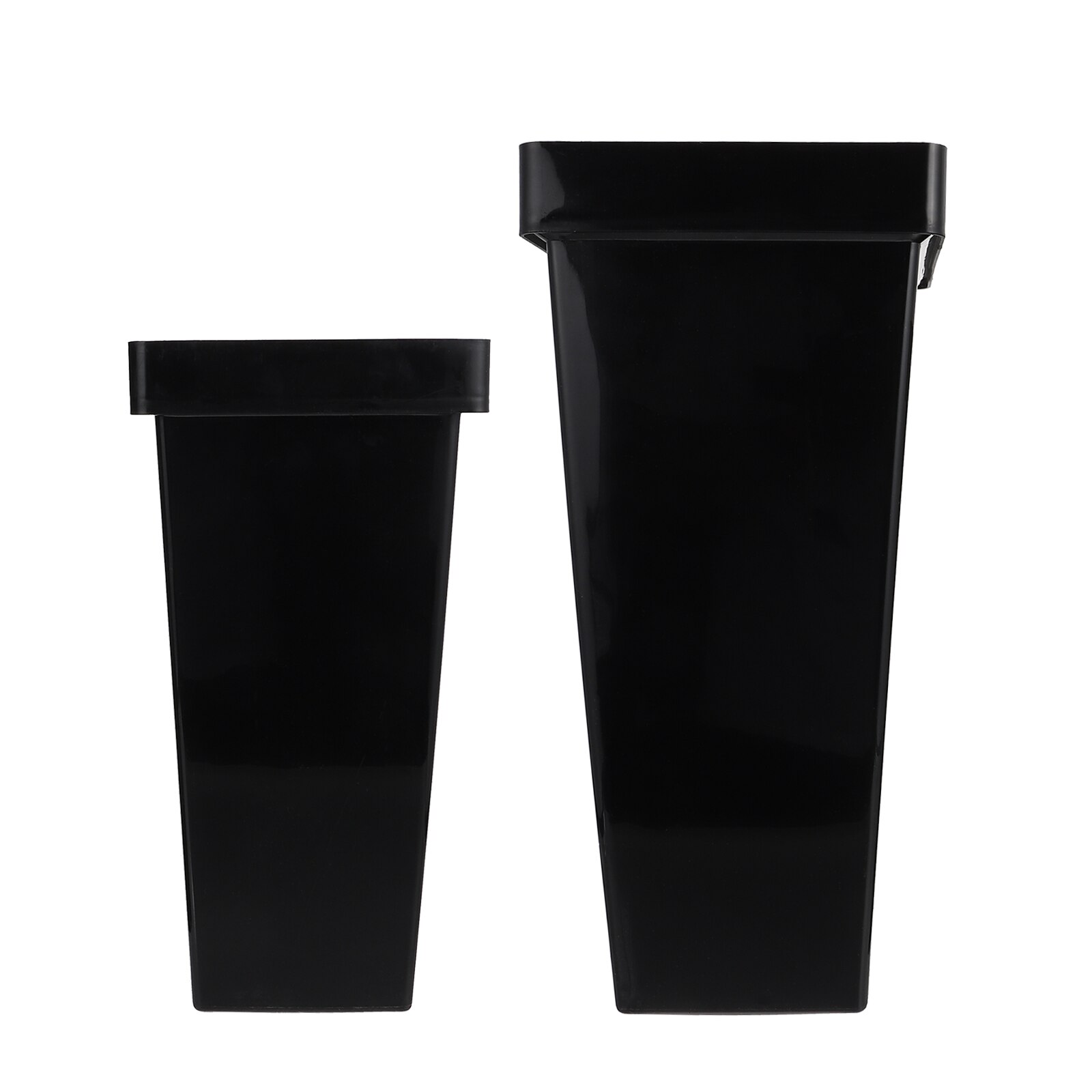 Seau à fleurs décoratif en plastique, 2 pièces, support pour fleurs