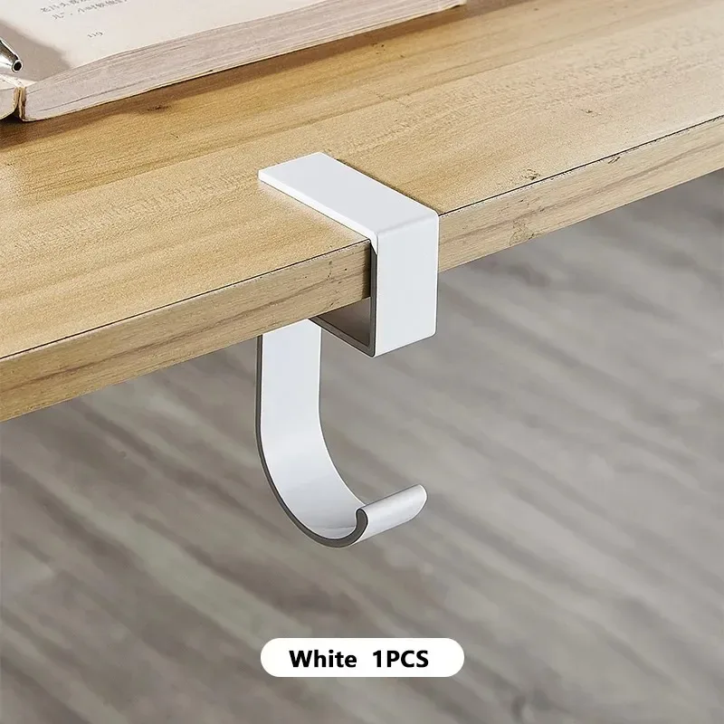 5-förmiger Tischkantenhaken für Höhle Schreibtisch, seitliche Hängetasche, abnehmbare Büro-Handtaschenhalter, Tischhaken, Büro-Schreibtisch-Organizer: verrotten