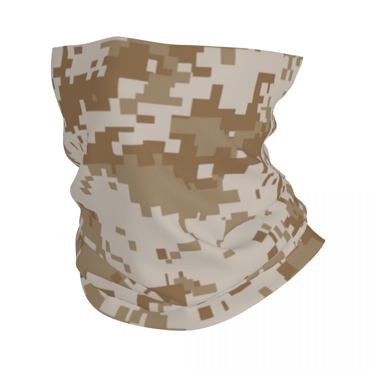 Polaina de cuello de camuflaje Digital verde NWU personalizada, protector facial UV para hombres y mujeres, pañuelo de invierno para senderismo: Gris