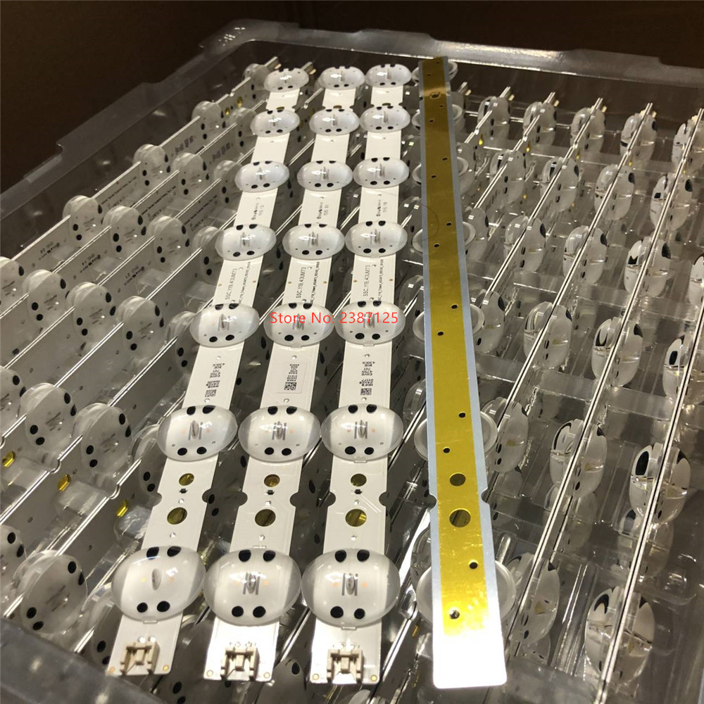 7LED(6V) LED Strip For 43LG73CMECA 43UM4390PLC 43UM7300PWA 43UM7400 43UM7450 43UM7500PSB SC.Y19.43UM73 HC430DGG-SLUR1-A14X