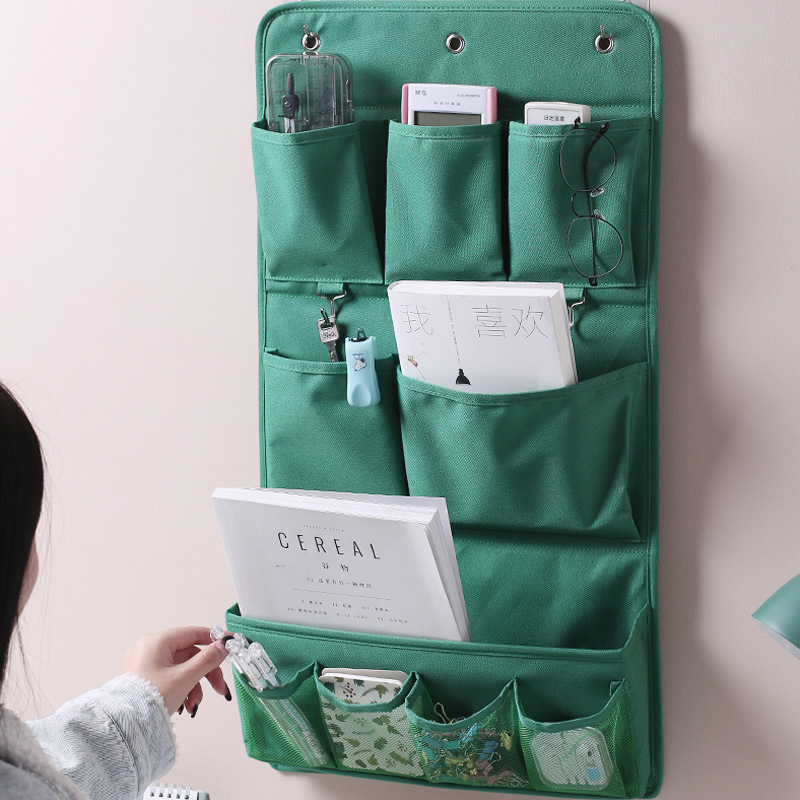 Bolsa de almacenamiento multifuncional para colgar en la pared para el hogar, artículos diversos artísticos de tela, bolsas de almacenamiento para armario, organizador de calcetines y ropa interior para dormitorio
