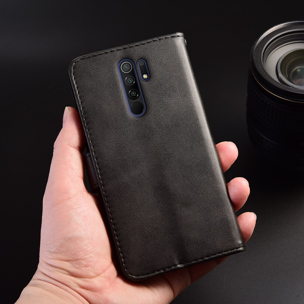 Voor Xiaomi Redmi 9 Case Voor Redmi 9 Back Cover Redmi9 Luxe Flip Lederen Portemonnee Case