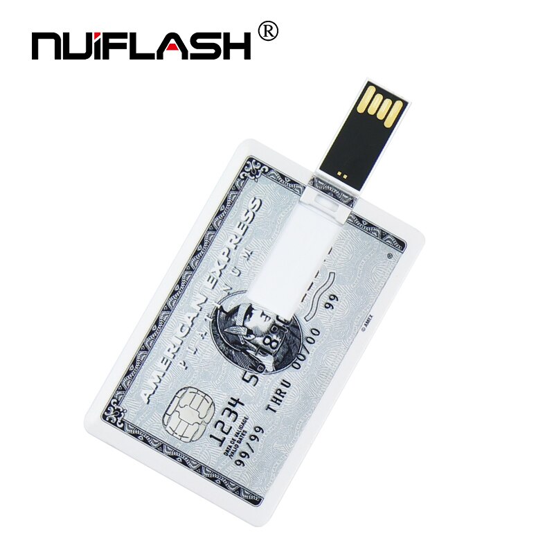 Real Capaciteit Bank Card USB Memory stick HSBC Master Credit card USB Flash Drive 64gb Pendrive 4GB 8GB 16GB 32GB pen drive 128gb: 64GB / M1