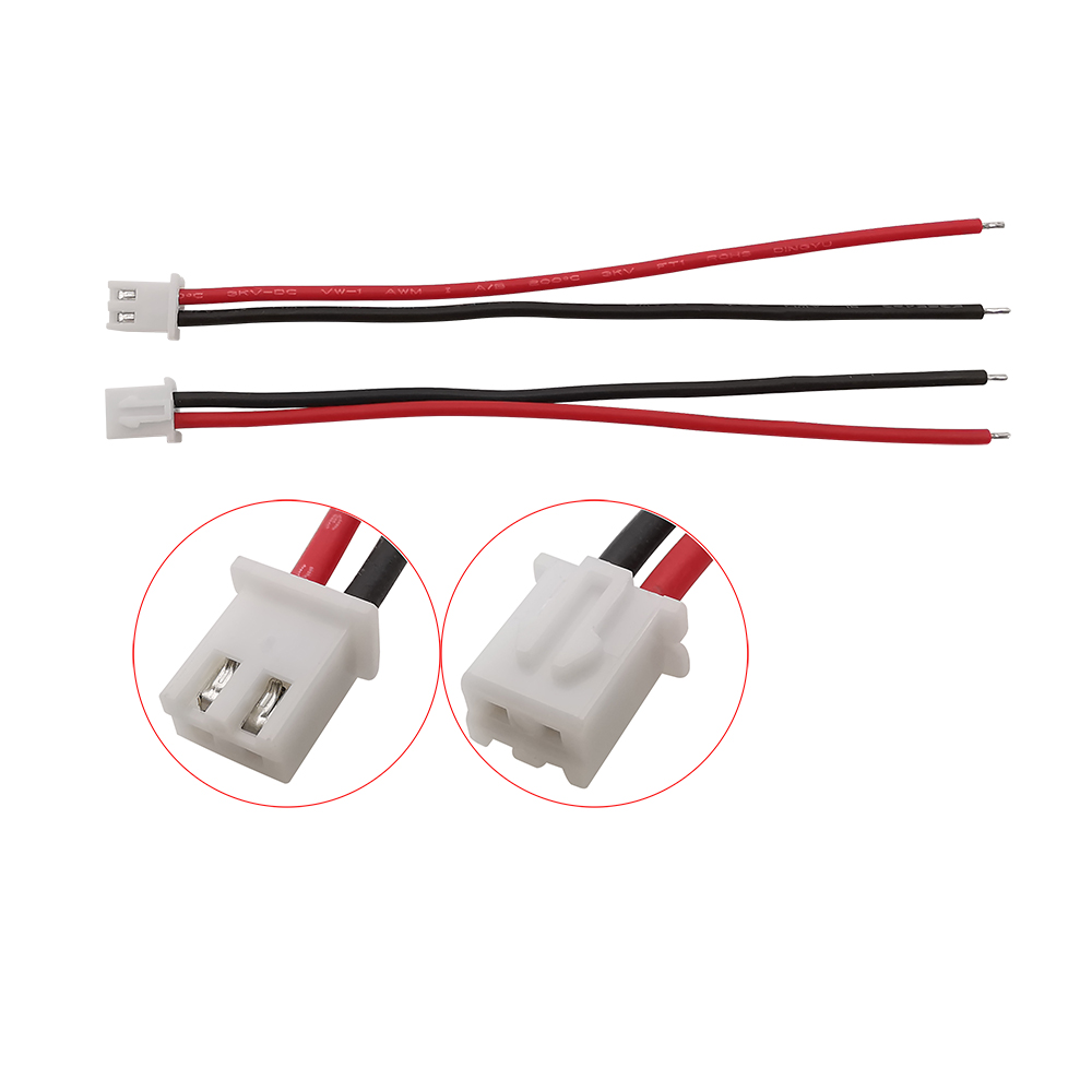 5Pcs JST XH Connectors Adapter Plug 1s 2s 3s 4s 5s 6s 7s JST-XH Balance Changer Cable 22AWG Silicone Wire for Lipo Battery: 1S 2 Pin / 10CM