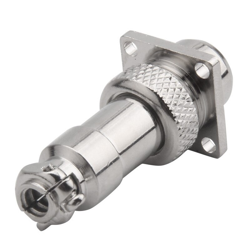 GX12 Aviation connector square flange 2pin3pin4pin5pin6pin7pin Diam 12mm push-pull circular quick connector