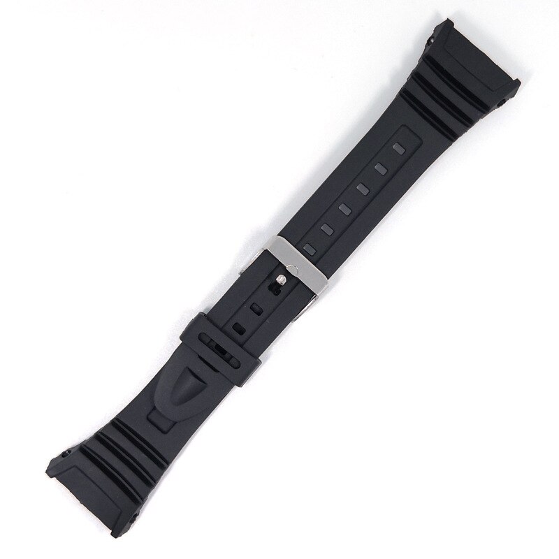 Silicone Strap for Casio W96H Watchband W-96H W-96H-1AV W-96H-9AV Sport Watch Accessories Waterproof PU Replacement Band